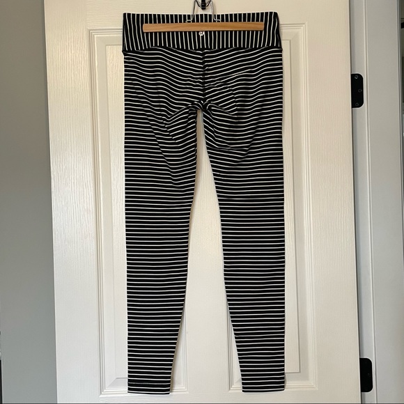 EUC Lululemon Parallel Stripe Wunder Under Tight Size 10 - Picture 8 of 8